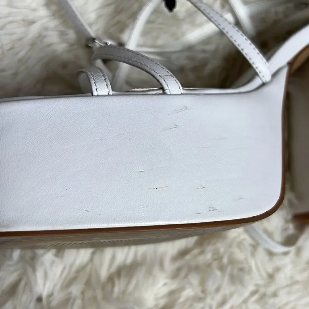 Windsor Smith Heather white Windsor heel platforms